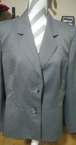 Gray suit jacket